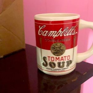 Vintage coffee mug. Tomato soup mug